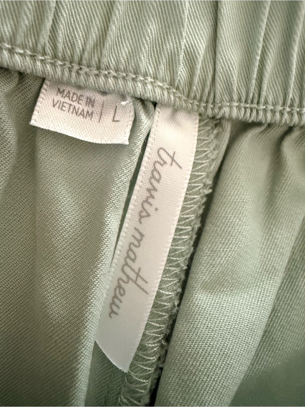 Travis Mathew Woman’s  Pale Green wide leg capris